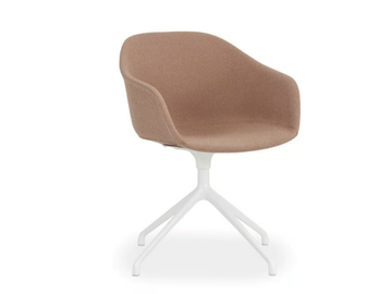 SEELA AC - Upholstered trestle-based fabric chair by Lapalma - view 2