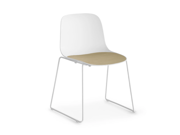 SEELA - Stackable sled base polypropylene chair by Lapalma - view 2