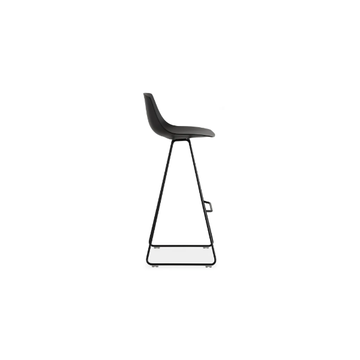 MIUNN OUTDOOR - Sled base high stool with footrest by Lapalma - view 3