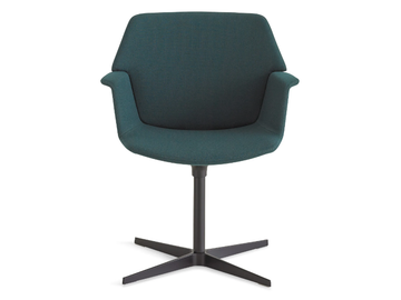 UNO - Swivel with 4-spoke base fabric chair by Lapalma - view 2