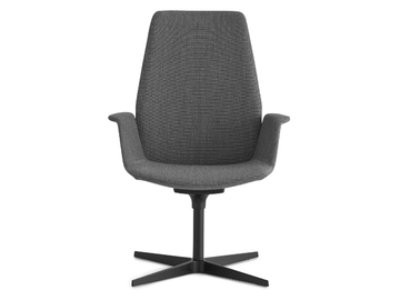UNO - Fabric office chair with armrests with 4-Spoke base by Lapalma - view 2