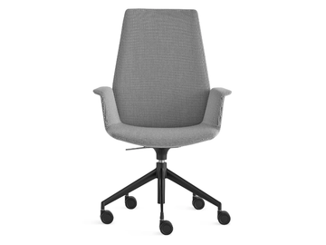 UNO - Fabric office chair with 5-Spoke base by Lapalma - view 2