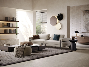 ANTOINE - Walnut TV cabinet with flap doors by Laskasas - view 3