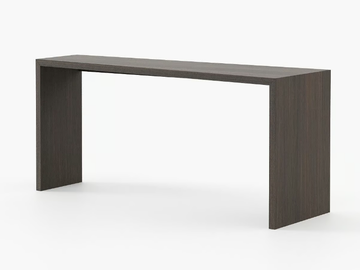 MIAMI - Rectangular wooden writing desk by Laskasas - view 2