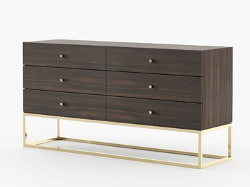 ESTER - Wooden chest of drawers by Laskasas - view 2