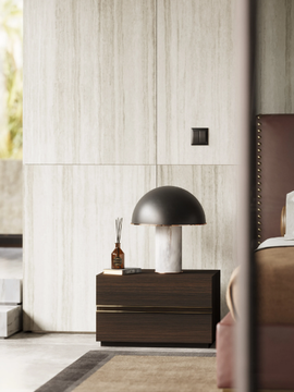 CONNOR - Oak bedside table with drawers by Laskasas - view 3