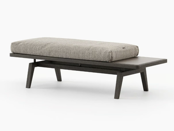 DEVON - Wooden bench by Laskasas - view 2