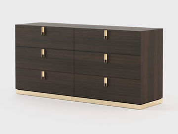 EMILY - Oak chest of drawers by Laskasas - view 2
