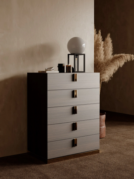 EMILY - Oak chest of drawers by Laskasas - view 3
