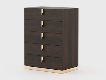 EMILY - Oak chest of drawers by Laskasas - view 2