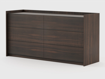 ENDY - Walnut chest of drawers by Laskasas - view 3