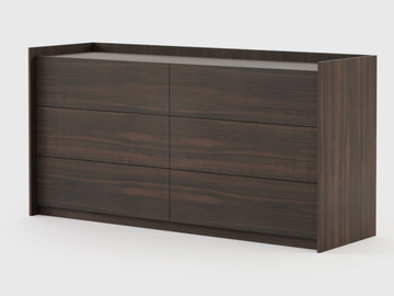 ENDY - Walnut chest of drawers by Laskasas - view 2