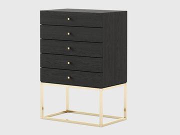 ESTER - Ash chest of drawers by Laskasas - view 2