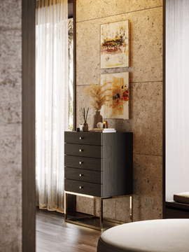 ESTER - Ash chest of drawers by Laskasas - view 3
