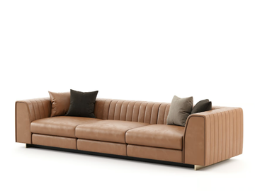 HARRY - 3 seater leather sofa by Laskasas - view 2