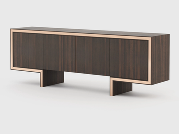 ISIS - Eucalyptus sideboard with doors by Laskasas - view 2