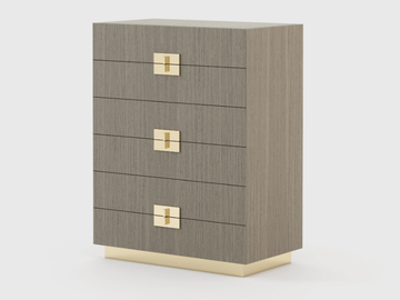 LADY - Oak chest of drawers by Laskasas - view 2