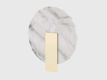 LORD - Carrara marble wall lamp by Laskasas - view 2