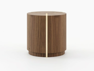RIGA - Round wooden coffee table for living room by Laskasas - view 2