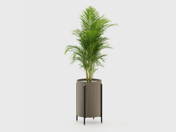 ROSIE - Walnut vase by Laskasas - view 3