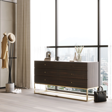 ESTER - Wooden chest of drawers by Laskasas - view 3