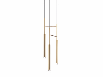 CANDLE TRIPLEX - LED steel pendant lamp by LedsC4 - view 3