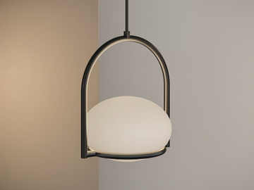COCO SINGLE - Polycarbonate pendant lamp by LedsC4 - view 2