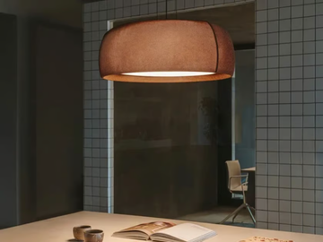 GONG - LED fabric pendant lamp by LedsC4 - view 2