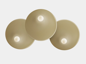 TRIP TRIPLE - Aluminium and steel wall light by LedsC4 - view 2