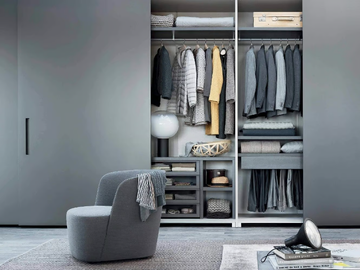 ELLEVI - Custom wardrobe with sliding doors by Lema - view 2