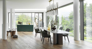 FLORENS - Wooden sideboard with doors by Lema - view 3
