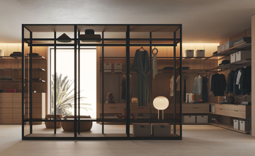 TIAN - All-glass wardrobe by Lema - view 3