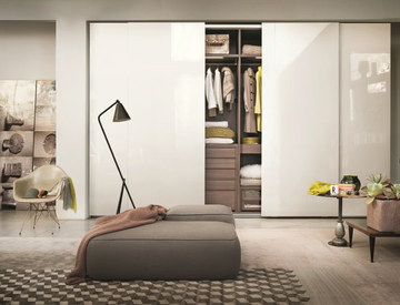 PRIMA - Custom wardrobe with sliding doors by Lema - view 2
