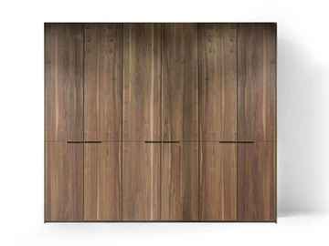 SERYASSE - Custom walnut wardrobe by Lema - view 2