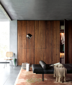 SERYASSE - Custom walnut wardrobe by Lema - view 3