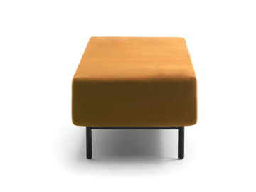 AROUND - Fireproof fabric bench with USB socket by Leyform - view 3