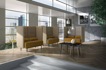 AROUND - Fabric armchair with USB by Leyform - view 3