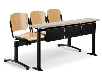 CORTINA - Modular chipboard study table by Leyform - view 3