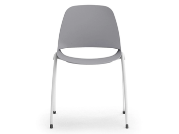 COSMO - Ergonomic stackable steel and polypropylene chair by Leyform - view 3
