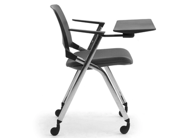KEY OK - Chrome plated steel, fabric and polypropylene chair by Leyform - view 3