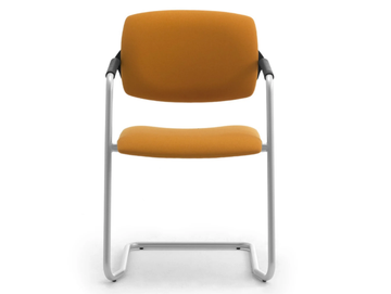 LAILA - Cantilever steel and fabric chair by Leyform - view 3