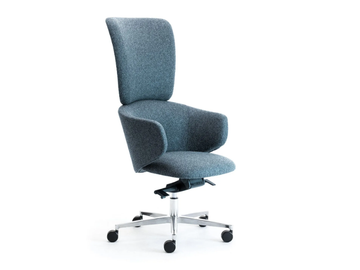 ALISÈ - High-back fabric executive chair by Leyform - view 2