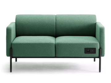 LIA - 2 seater fabric leisure sofa by Leyform - view 2