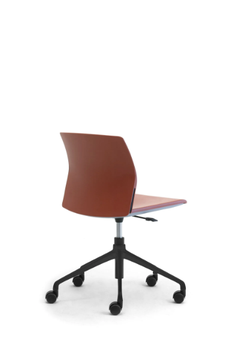 OCEAN - Recycled plastic office chair with 5-Spoke base by Leyform - view 3