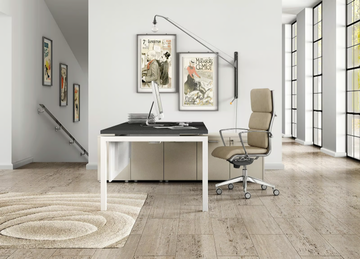 ORIGAMI MASTER - Fabric office chair with armrests with 5-Spoke base by Leyform - view 3