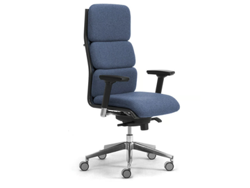 ORIGAMI MASTER - Fabric office chair with armrests with 5-Spoke base by Leyform - view 2