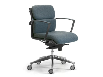ORIGAMI MASTER - Fabric office chair with armrests with 5-Spoke base by Leyform - view 3