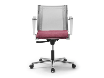 ORIGAMI RX - Mesh office chair with armrests with 5-Spoke base by Leyform - view 2