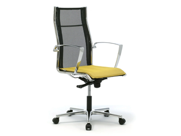 ORIGAMI RX - Office chair with armrests with 5-Spoke base by Leyform - view 2
