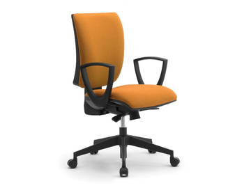 SPRINT - Height-adjustable fabric office chair with armrests with 5-Spoke base by Leyform - view 2
